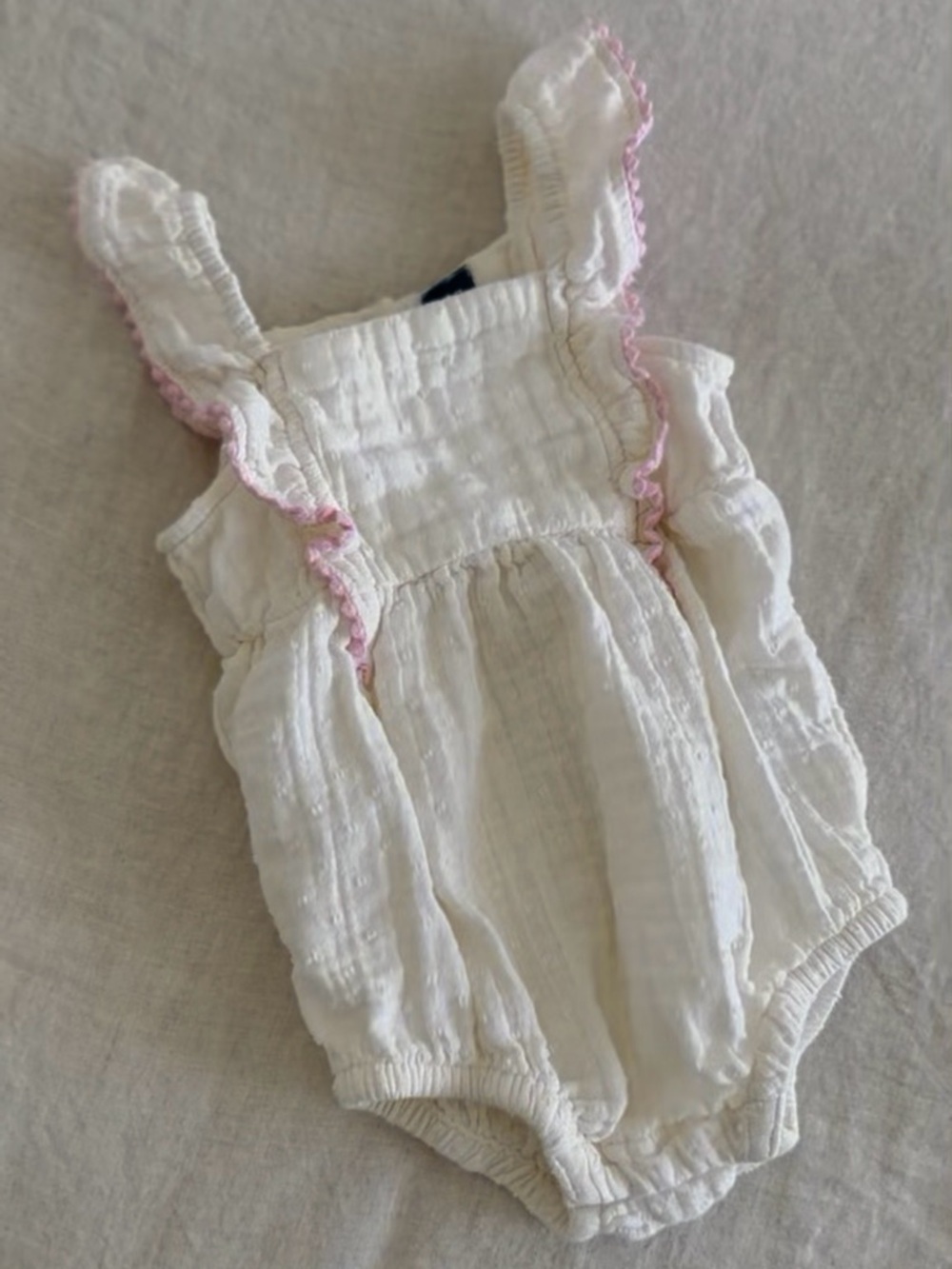 Flutter sleeve romper